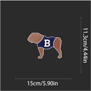 Varsity Bulldog | Car decal