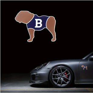 Varsity Bulldog | Car decal