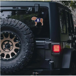 Varsity Bulldog | Car decal
