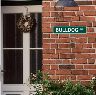 Bulldog Ave | Vintage Street Sign