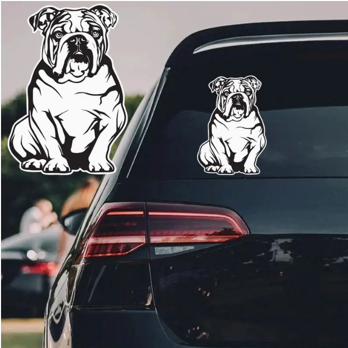 Serious Bulldog | Car decal