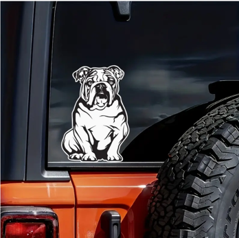 Serious Bulldog | Car decal